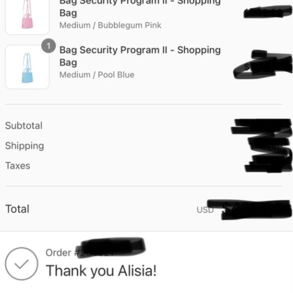 Telfar Medium Bubblegum Shopping Bag - Picture 2 of 2